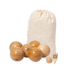 Wooden Petanque Game  Indent Only